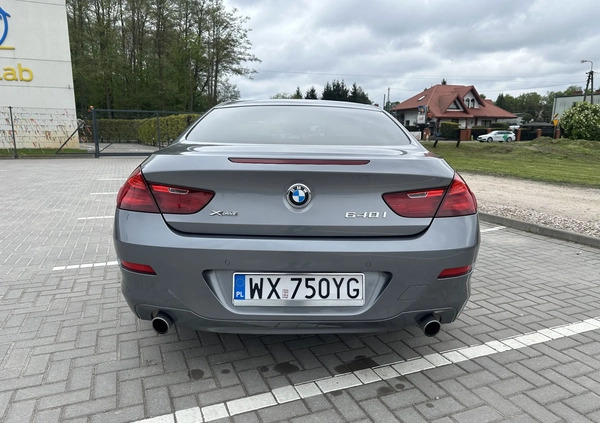 BMW Seria 6 cena 162900 przebieg: 58000, rok produkcji 2014 z Warszawa małe 379